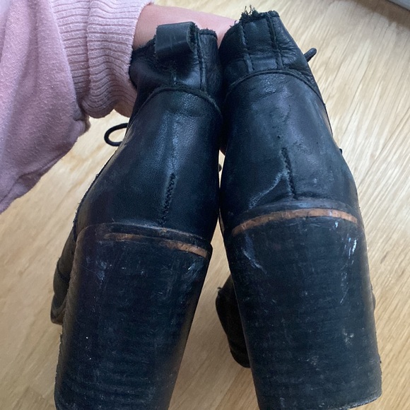 Jeffrey Campbell Leather Lace Up Booties - Picture 9 of 9